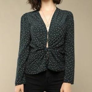 Trade! Rouje Yasmine Top in Dark Green <3